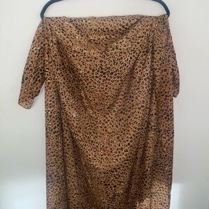 Leopard scarf